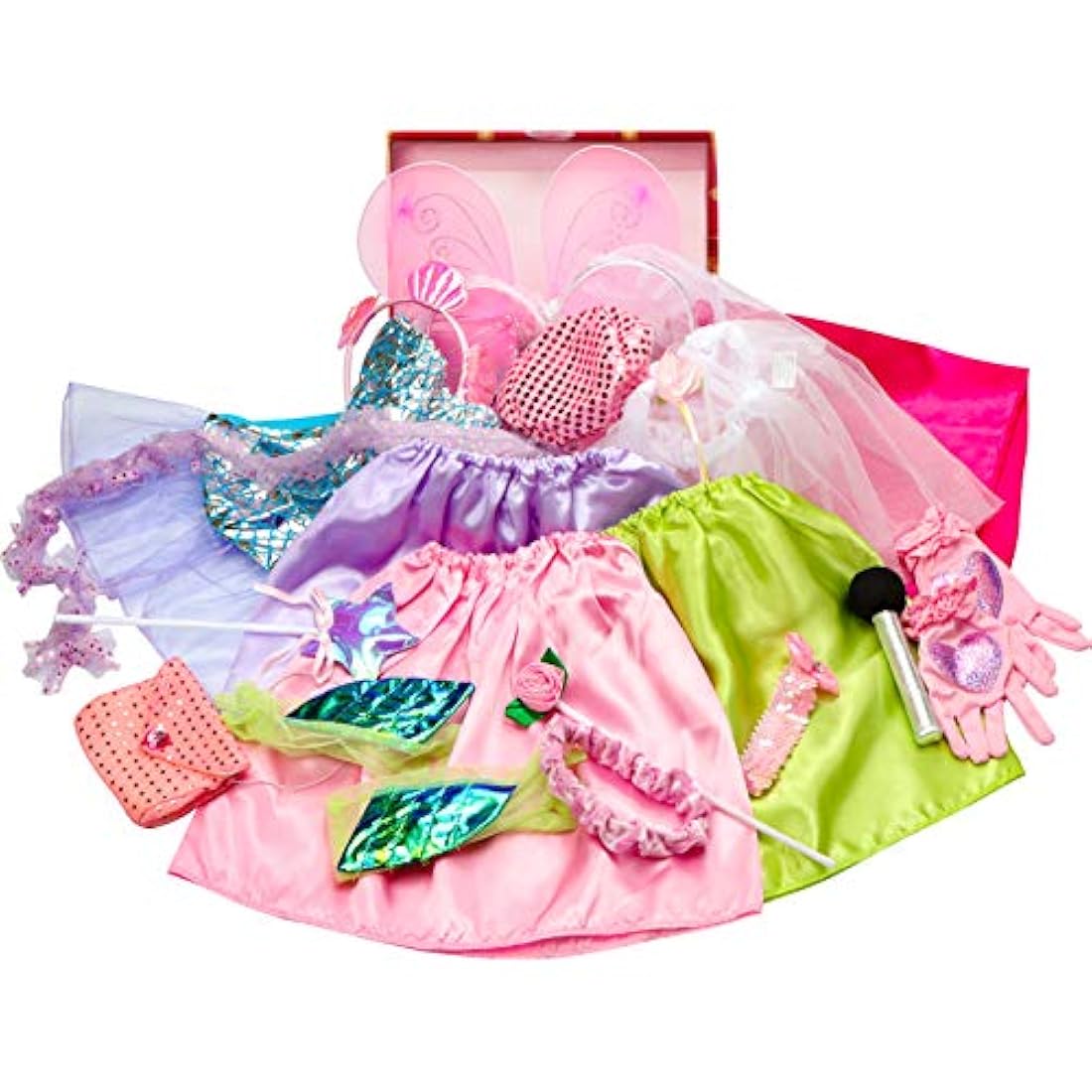 Traje de princesa para niñas, sirena, novia, estrella pop