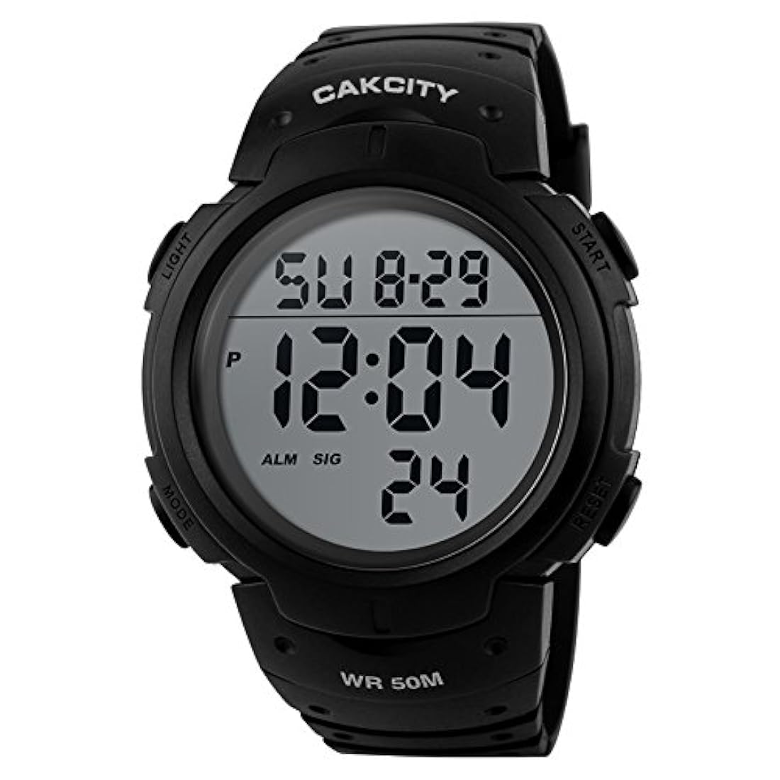 Reloj deportivo digital para hombre con pantalla LED
