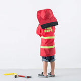 disfraz para juego de rol bombero para niños de 3-6 años
