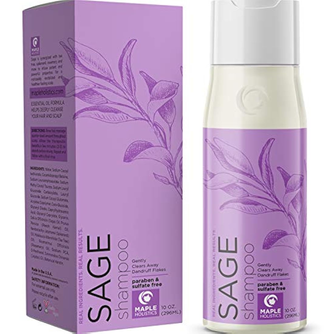 Champú para caspa de salvia