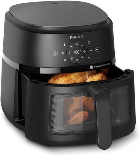 Freidora de aire Philips 2000 Series 13 en 1, 6.6 Qt, NA230/00