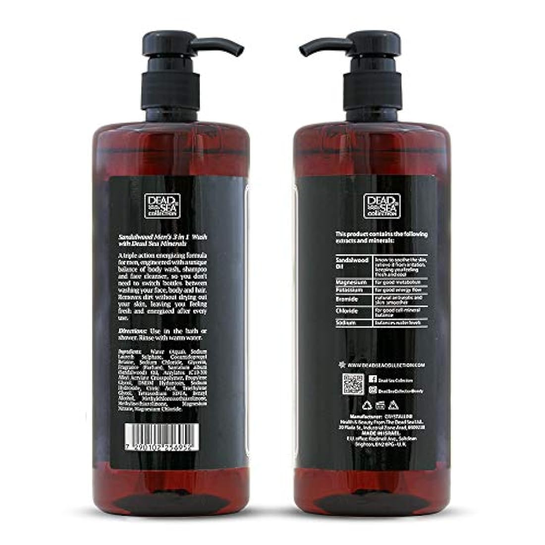 Lavado de rostro mineral, cabello y cuerpo