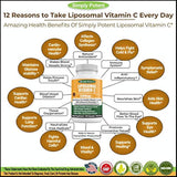 Vitamina Liposomal C 1200mg 180 Cápsula Alta dosis