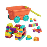 Bloques de juguete de construcción Battat Locbloc Wagon