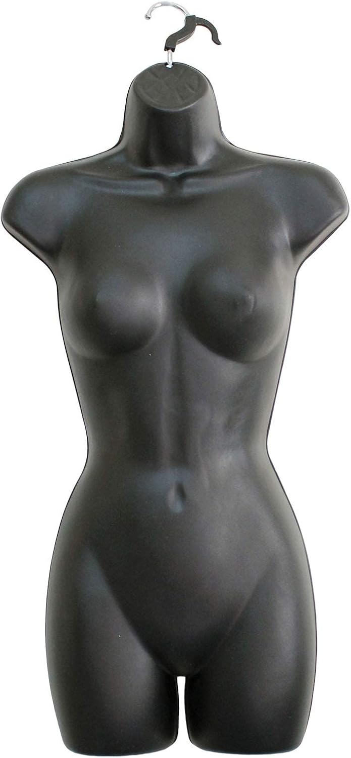 Maniquí femenino DisplayTown, torso largo S-M, con gancho