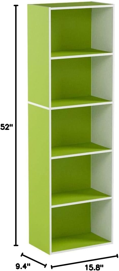Estantería de libros, 5 niveles, Luder