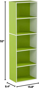 Estantería de libros, 5 niveles, Luder