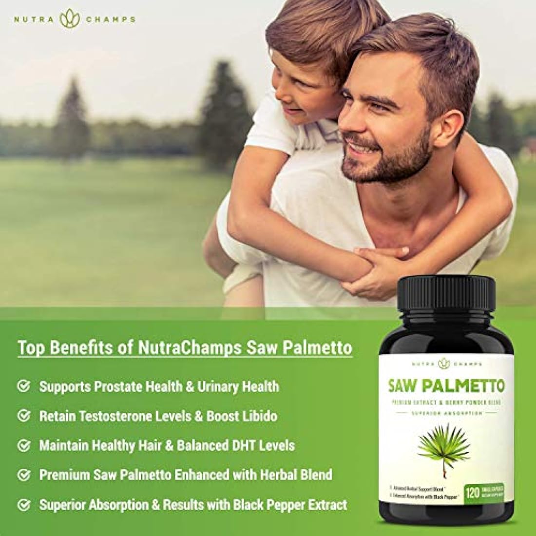 Saw Palmetto Suplemento para la salud de la próstata