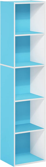 Estantería para libros, 5 niveles, cubos - Furinno Luder