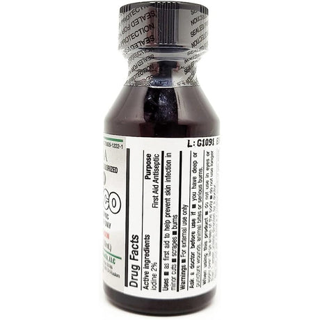 Suplementos Tintura de IODINE Descolorizado Blanco Claro