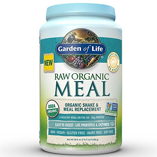 Polvo de proteína orgánica a base de plantas crudas