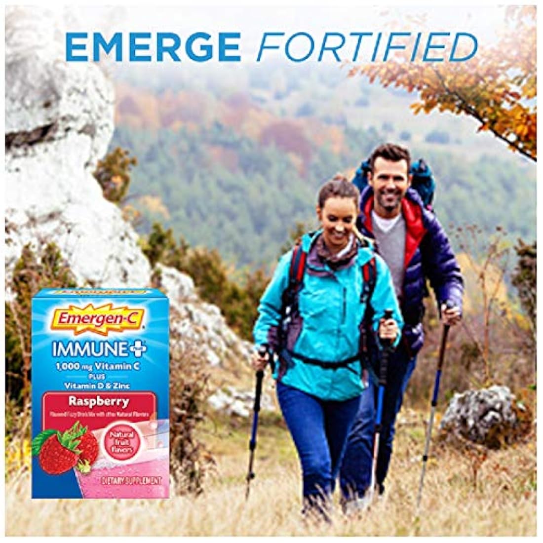 Sistema Emergen-C  Inmunológico Raspberry