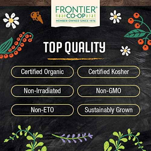 Suplemento Herbal Hoja de Frambuesa, Frontier, Orgánico 1 lb
