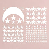 Vinilo adhesivo para pared de luna y estrellas- JURUOXIN