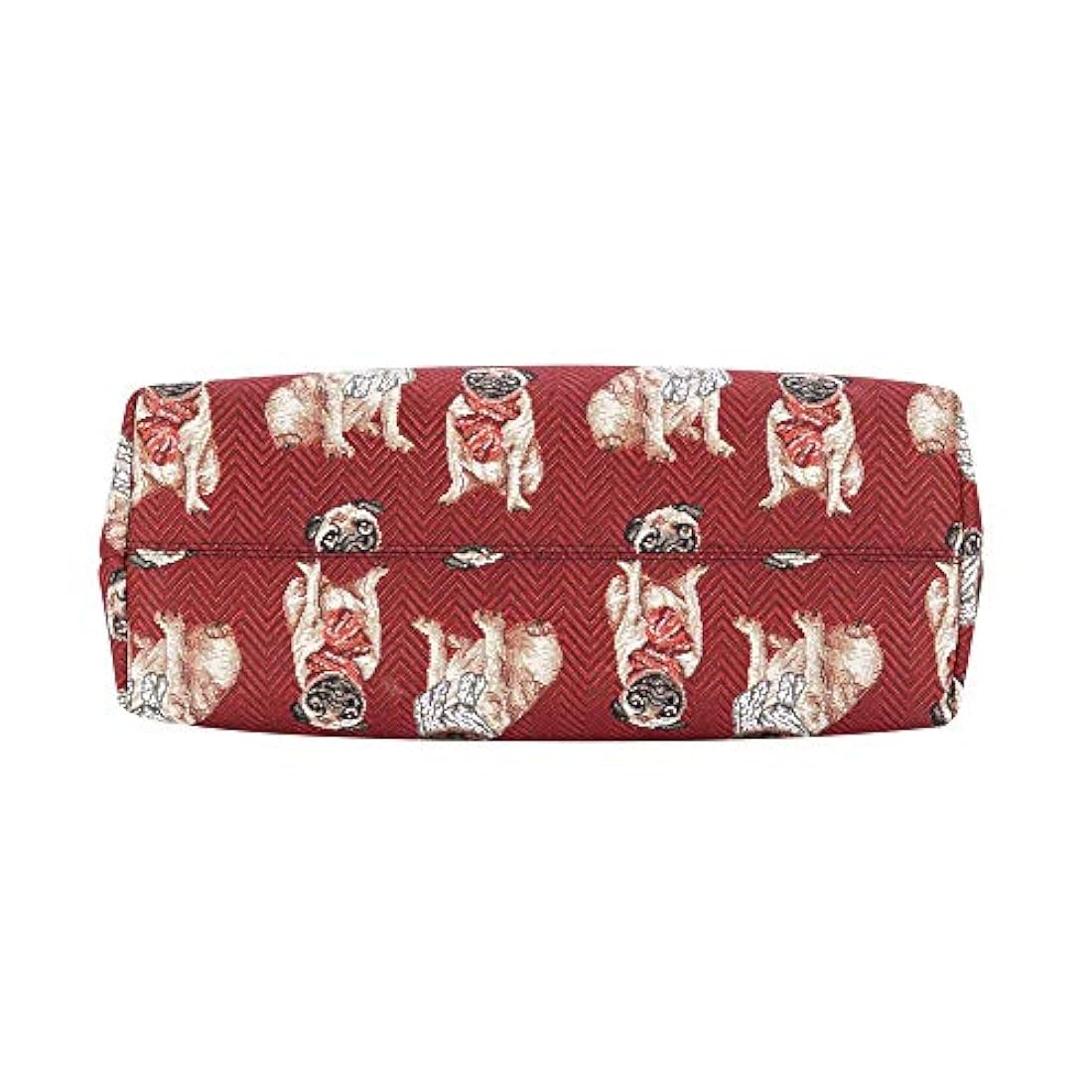 Bolso bandolera de mujer, Rojo con diseño de perro, SIGNARE