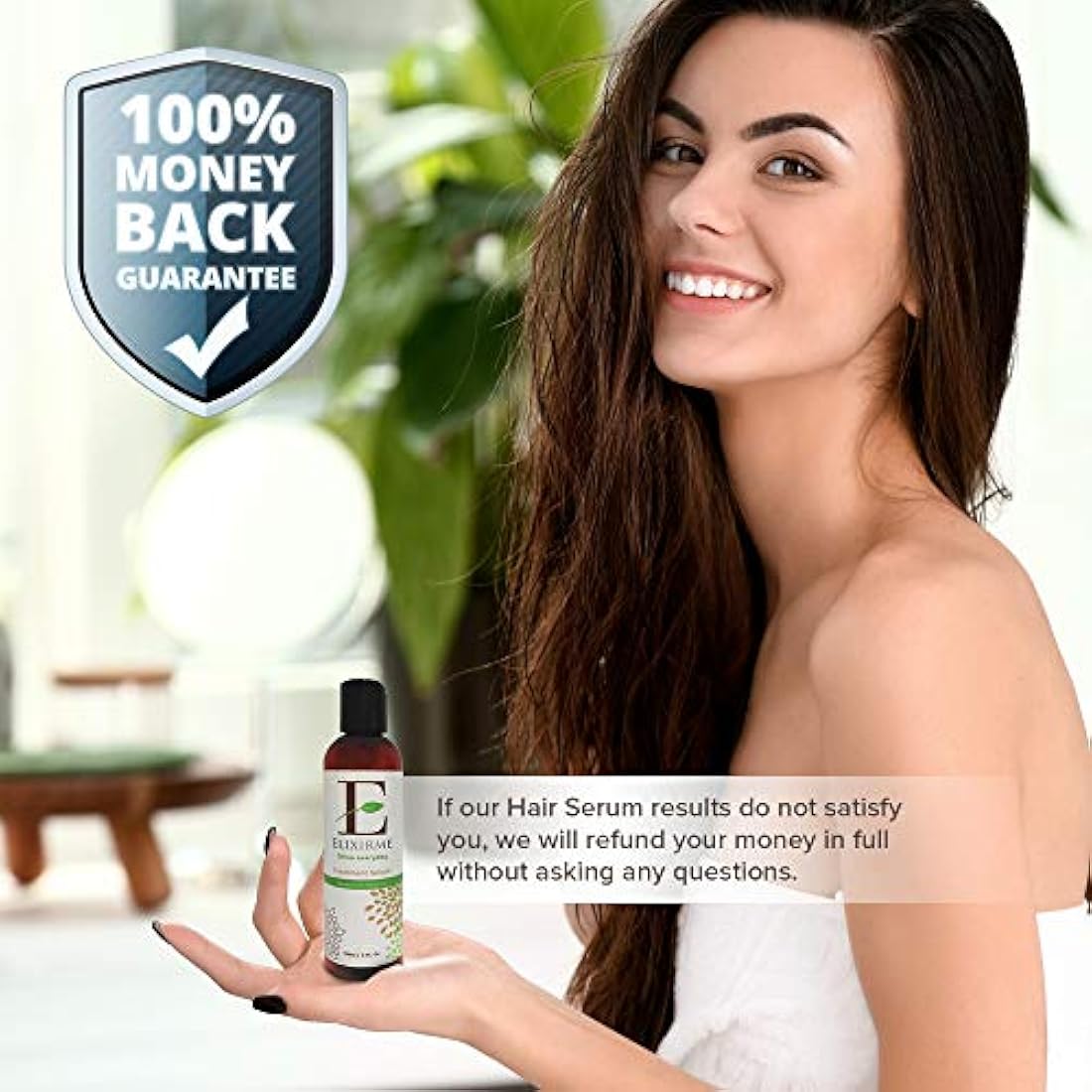 Suero para el cabello rizado para el cabello, reparación