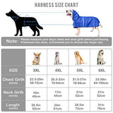 Chubasquero para perros con correa ajustable para el vientre y agujero para correa, sudadera con capucha con tira reflectante, impermeable, ligera, transpirable, poncho de lluvia para perros medianos y grandes, fácil de llevar