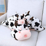 suave almohada de vaca peluche