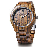 Relojes de cuarzo para hombre  de madera natural
