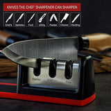 Afilador de cuchillos de cocina, herramienta de afilado