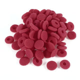Uxcell  - Funda de recambio de auriculares 100 Pzs Rojo