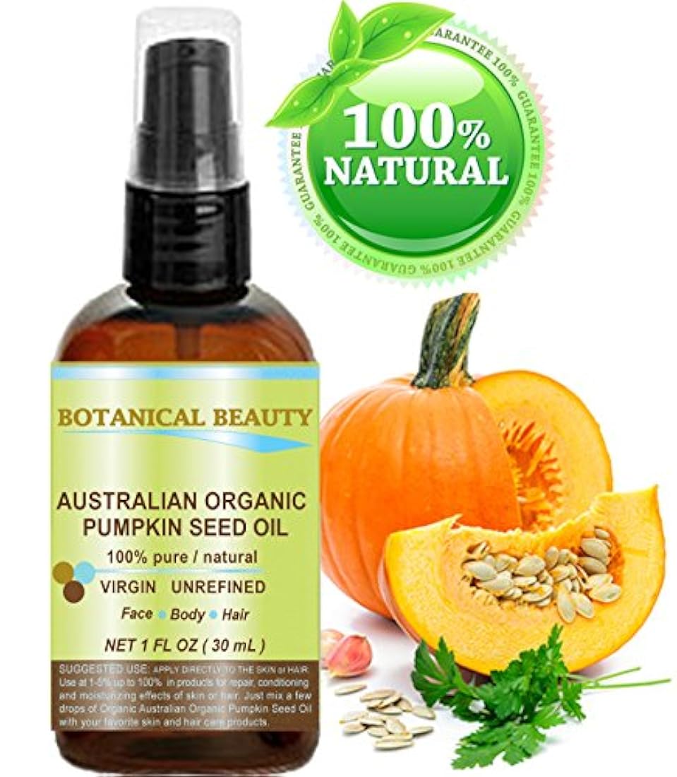 Aceite orgánico australiano de semillas de calabaza