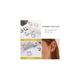 Aretes de plata de ley para mujer plateados