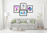 Cuadro de arte abstracta para decoración.