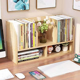 Estantería de Madera 2 Niveles Bookshelf, Minimalista, Ahorra Espacio