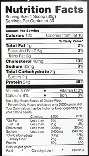 Proteína de Suero de Leche en Polvo, Pie de lima, 1.8 Libra