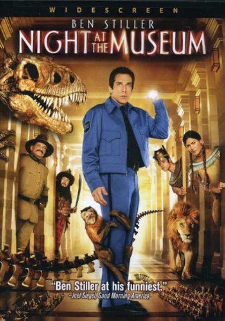 DVD edición de pantalla ancha de Una Noche en el Museo