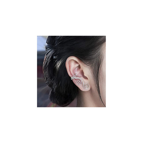 Aretes de elfo sin perforación hipoalergénicos para mujeres