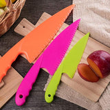 Jovitec - Juego de 8 cuchillos de cocina de plástico