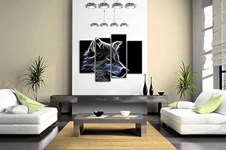 First Wall Art Lienzo decorativo diseño Lobo gris