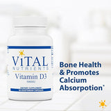 Vital Nutrientes-Vitamina D3 5.000 UI- Soporta la absorción