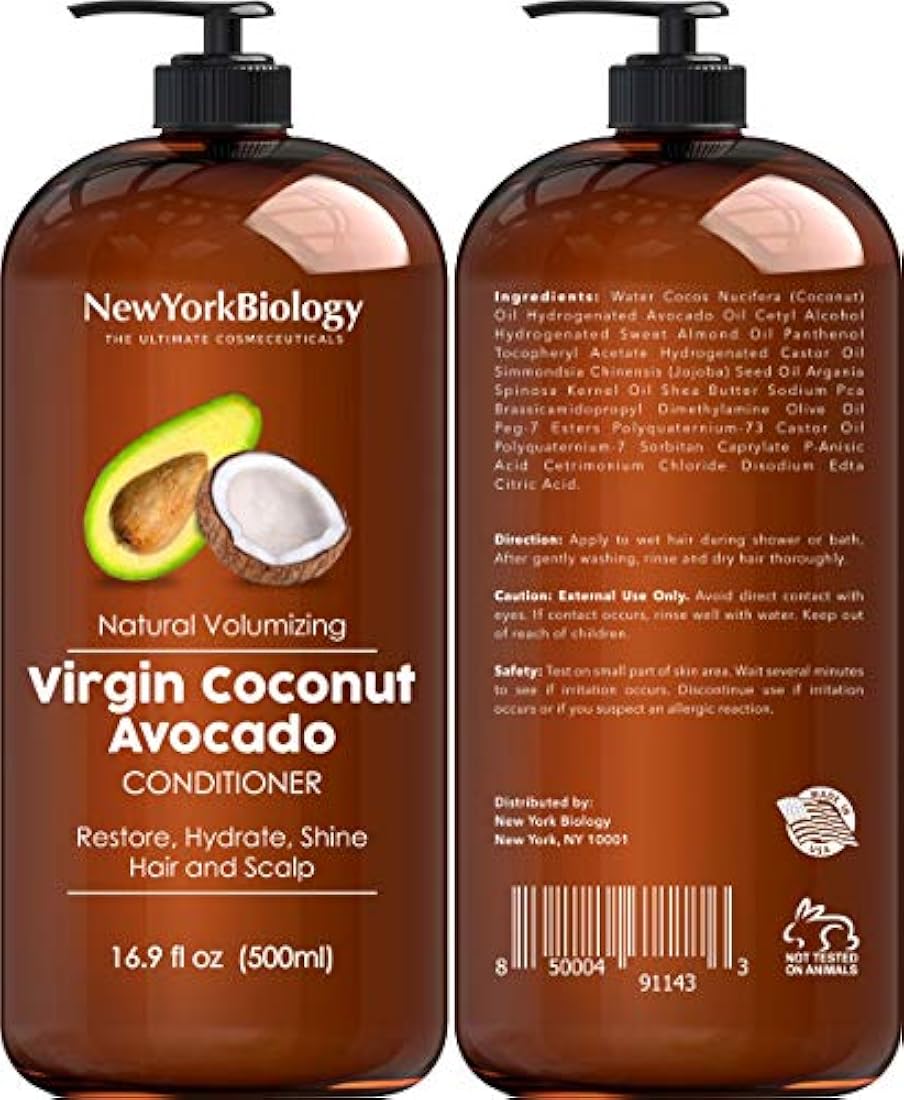 Champú y acondicionador con aceite de aguacate