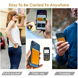 Magsafe - Cartera de cuero compatible con iPhone 12/13 Mini/Pro/Max, tarjetero RFID con imán MagSafe (marrón dorado)