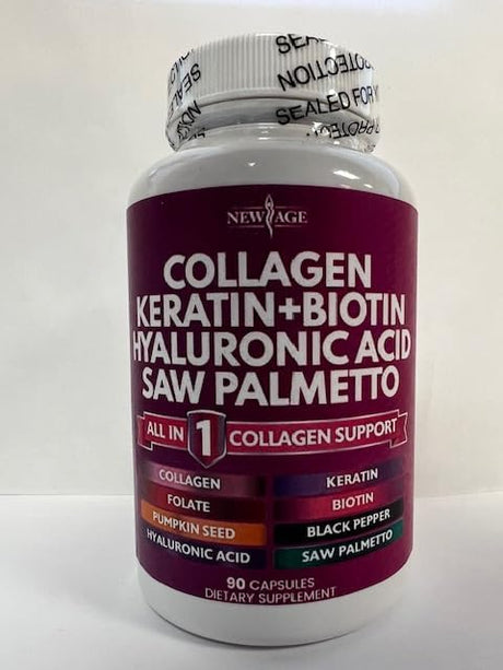 Suplemento Collagen Pills NEW AGE - Vitamina DHT 90 cápsulas