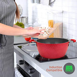 Olla de horno antiadherente NutriChef PRTNCCW11RDDDOP