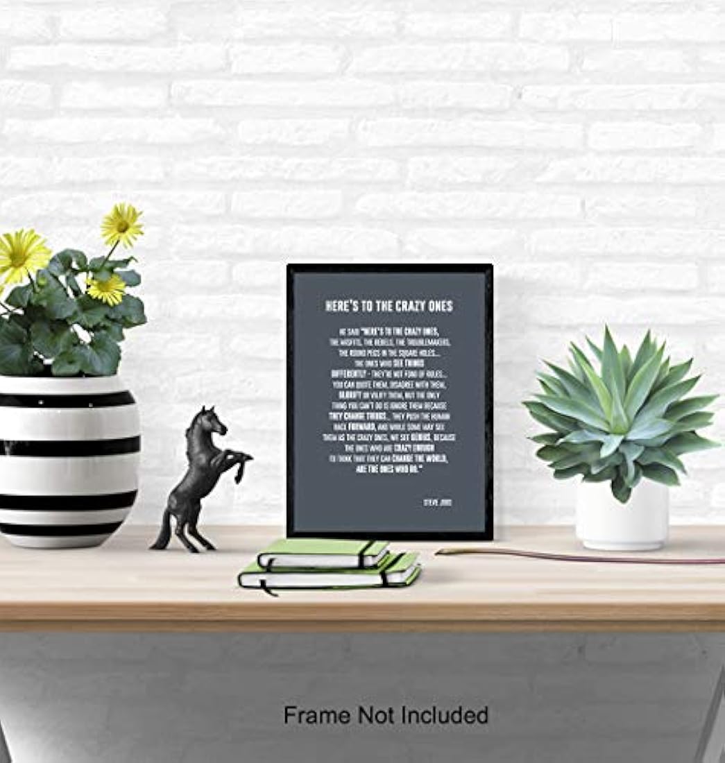 Decoración del hogar motivacional emprendedora 8x10 Lámina