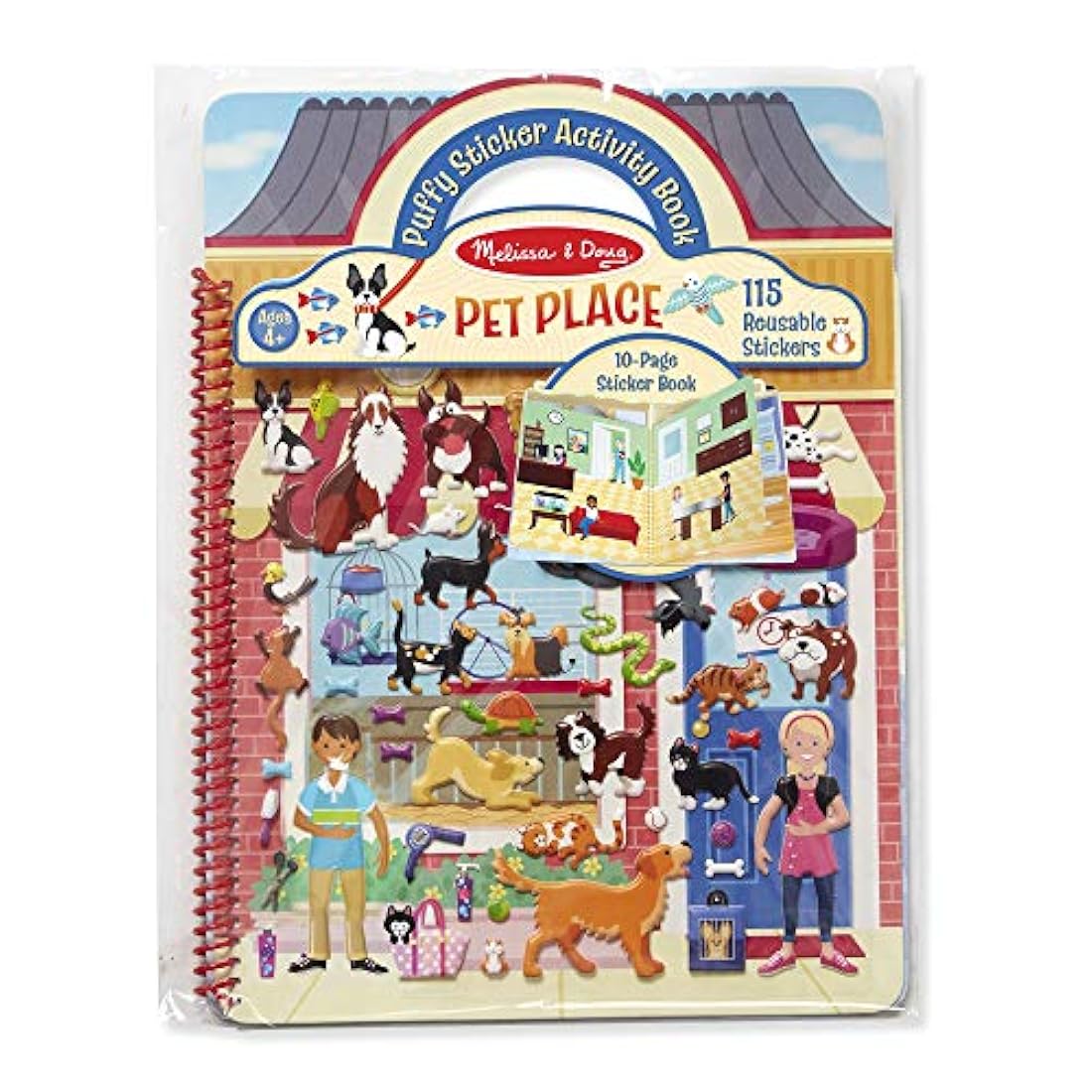 Juego con pegatinas en relieve - Melissa & Doug