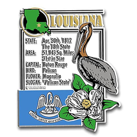 imanes del estado de Louisiana, diseños únicos