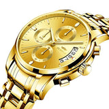 Relojes multifuncionales de cuarzo analógico para hombre
