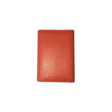 Porta Documentos y Tarjetas de piel para pasaporte naranja