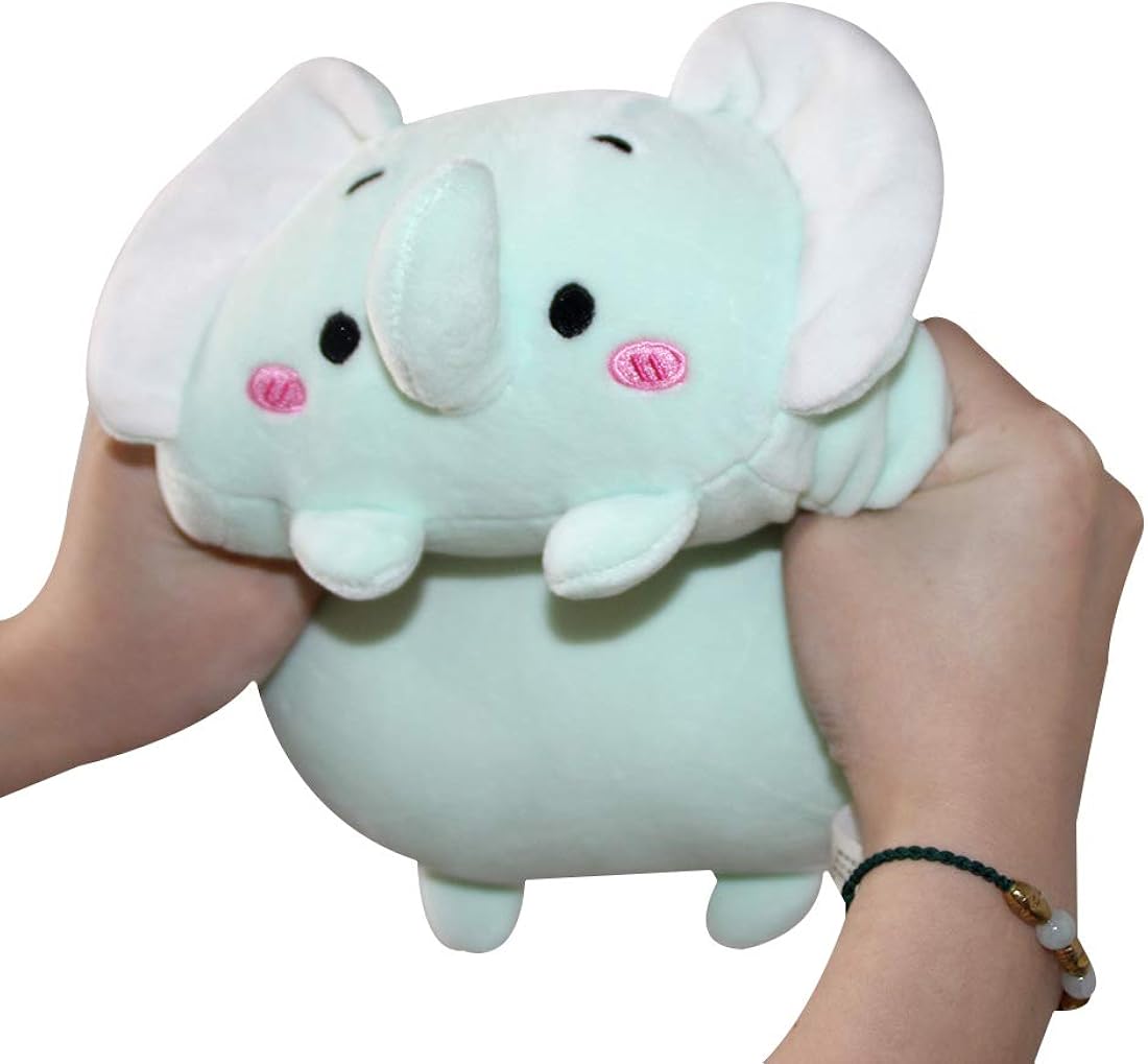Peluche de Almohada de elefante azul