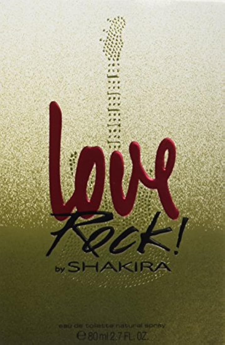 ¡Shakira Love Rock! Perfume Eau De Toilette Spray para mujer, 2.7 onzas líquidas