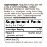 Nature's Way Vitamina D3 Max, 125 mcg por porción, 240 cápsulas blandas