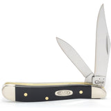 Cuchillo de bolsillo sintético negro