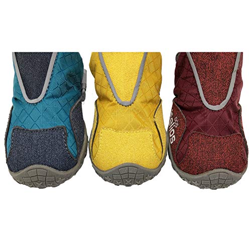 Dog Helios Traverse' - Botas para perro de alta calidad con agarre para exteriores, talla XS, color rojo