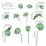 Adhesivos para pared estilo hojas tropicales(11.8x35.4)